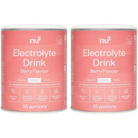 Produktbild von nu3 Elektrolyte Drink Beeren-Mix Pulver vegan zuckerfrei 250 g