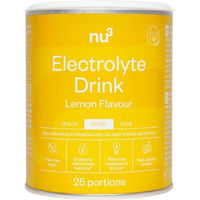 Produktbild von nu3 Elektrolyte Drink Zitrone Pulver vegan zuckerfrei