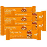 Produktbild von nu3 Fit Protein Bar Peanut Caramel zuckerfrei ohne Zusatzstoffe