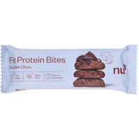 Produktbild von nu3 Fit Protein Bites Double-Choc veganer Proteinriegel Schokolade