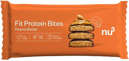 nu3 Fit Protein Bites Peanut Butter Schokolade vegan Riegel – Bild 1 von 1