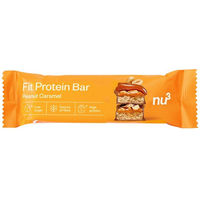Produktbild von nu3 Fit Protein Riegel Peanut Caramel zuckerfrei und ohne Zusatzstoffe