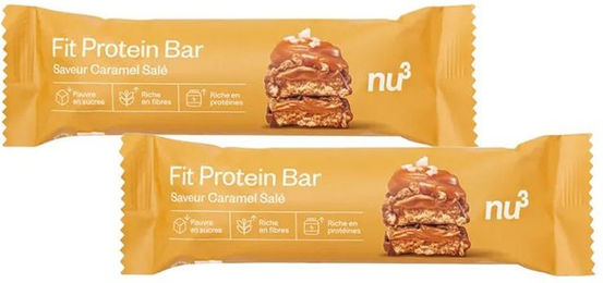 nu3 Fit Protein Riegel Salted Caramel zuckerfrei ohne Zusatzstoffe – Bild 1 von 1