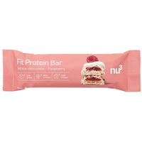 Produktbild von nu3 Fit Protein Riegel White Chocolate Raspberry zuckerfrei ohne Zusatzstoffe