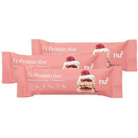 Produktbild von nu3 Fit Protein Riegel White Chocolate Raspberry zuckerfrei ohne Zusatzstoffe