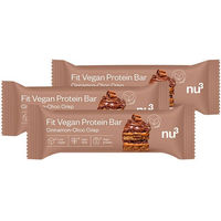 Produktbild von nu3 Fit Vegan Protein Bar Cinnamon-Choc Crisp Proteinriegel vegan glutenfrei ohne Zusatzstoffe