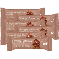 Produktbild von nu3 Fit Vegan Protein Bar Cinnamon-Choc Crisp Proteinriegel vegan glutenfrei ohne Zusatzstoffe