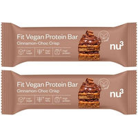 Produktbild von nu3 Fit Vegan Protein Bar Cinnamon-Choc Crisp Proteinriegel vegan glutenfrei ohne Zusatzstoffe