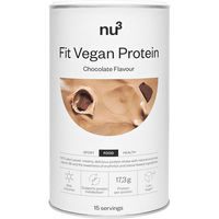 Produktbild von nu3 Fit Vegan Protein Mehrkomponenten Protein Pulver Schokolade 450 g