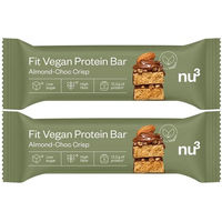 Produktbild von nu3 Fit Vegan Protein Riegel Almond-Choc Crisp Schokolade glutenfrei ohne Zusatzstoffe