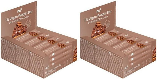 nu3 Fit Vegan Protein Riegel Cinnamon-Choc Crisp glutenfrei ohne Zusatzstoffe – Bild 1 von 1