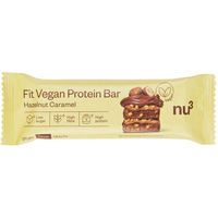 Produktbild von nu3 Fit Vegan Protein Riegel Haselnuss-Karamell glutenfrei ohne Zusatzstoffe