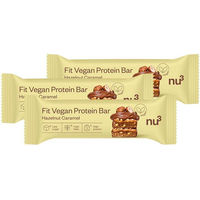 Produktbild von nu3 Fit Vegan Protein Riegel Haselnuss-Karamell glutenfrei ohne Zusatzstoffe