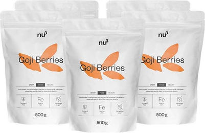 nu3 Goji Beeren zuckerfrei und ohne Zusatzstoffe aus pflanzlichem Ursprung – Bild 1 von 1