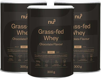 nu3 Grass-Fed Whey Isolat Pulver Schokolade 900 g ohne Zusatzstoffe – Bild 1 von 3