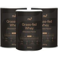Produktbild von nu3 Grass-Fed Whey Isolat Pulver Schokolade 900 g ohne Zusatzstoffe