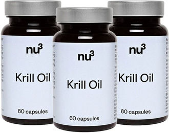 nu3 Krillöl Kapseln 180 Stück glutenfrei laktosefrei ohne Zusatzstoffe – Bild 1 von 2