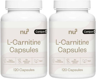 nu3 L-Carnitin Kapseln vegan ohne Zusatzstoffe glutenfrei – Bild 1 von 2