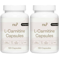 Produktbild von nu3 L-Carnitin Kapseln vegan ohne Zusatzstoffe glutenfrei