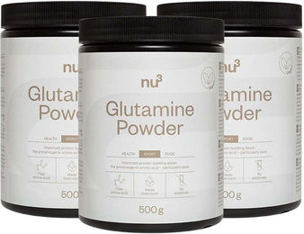 nu3 L-Glutamin Pulver vegan ohne Zusatzstoffe 1500 g – Bild 1 von 2