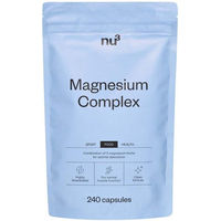Produktbild von nu3 Magnesium Komplex Kapseln vegan ohne Zusatzstoffe für Sportler