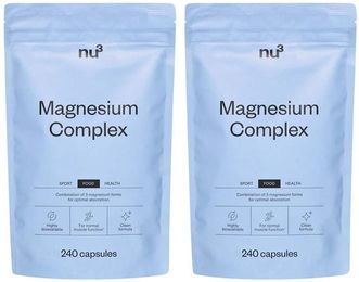 nu3 Magnesium Komplex Kapseln vegan ohne Zusatzstoffe für Sportler – Bild 1 von 1