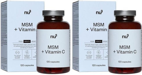 nu3 MSM + Vitamin C Kapseln vegan ohne Zusatzstoffe – Bild 1 von 1
