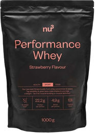 nu3 Performance Whey Erdbeere Pulver zuckerfrei ohne Zusatzstoffe – Bild 1 von 1