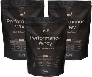 nu3 Performance Whey Iced Coffee Protein Pulver zuckerfrei ohne Zusatzstoffe – Bild 1 von 2