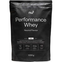 Produktbild von nu3 Performance Whey Mischung Pulver Neutral Zuckerfrei ohne Zusatzstoffe