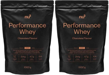 nu3 Performance Whey Mischung Schokolade zuckerfrei ohne Zusatzstoffe Pulver – Bild 1 von 1