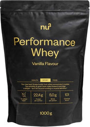 nu3 Performance Whey Protein Pulver Vanille ohne Zusatzstoffe 1000 g – Bild 1 von 1