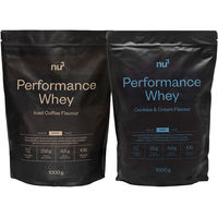 Produktbild von nu3 Performance Whey Proteinpulver Cookies & Cream zuckerfrei ohne Zusatzstoffe