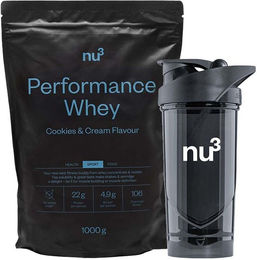 nu3 Performance Whey Proteinpulver Cookies & Cream zuckerfrei ohne Zusatzstoffe – Bild 1 von 1