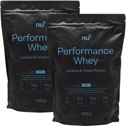 nu3 Performance Whey Proteinpulver Cookies & Cream zuckerfrei ohne Zusatzstoffe – Bild 1 von 2