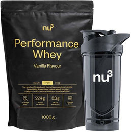 nu3 Performance Whey Proteinpulver Vanille ohne Zusatzstoffe 1000 g – Bild 1 von 1