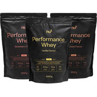 Produktbild von nu3 Performance Whey Trio Mischung Pulver zuckerfrei und ohne Zusatzstoffe