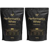 Produktbild von nu3 Performance Whey Vanille Pulver ohne Zusatzstoffe