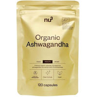 Produktbild von nu3 Premium Bio Ashwagandha Kapseln vegan 120 Stück