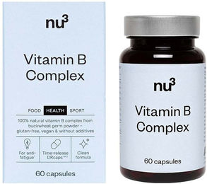 nu3 Premium Vitamin B-Komplex Kapseln vegan ohne Zusatzstoffe 60 Stück – Bild 1 von 2