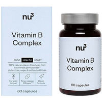 Produktbild von nu3 Premium Vitamin B-Komplex Kapseln vegan ohne Zusatzstoffe 60 Stück