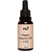 Produktbild von nu3 Premium Vitamin D3 + K2 Tropfen Vegan mit Flechten ohne Zusatzstoffe für Senioren