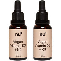 Produktbild von nu3 Premium Vitamin D3 + K2 Tropfen vegan ohne Zusatzstoffe für Senioren 60 ml
