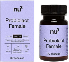nu3 Probiolact Female Probiotikum Kapseln für Frauen 30 Stück – Bild 1 von 2