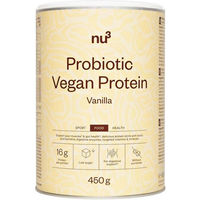 Produktbild von nu3 Probiotic Vegan Mehrkomponenten Protein Pulver Vanille zuckerfrei 450 g
