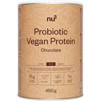 Produktbild von nu3 Probiotic Vegan Protein Mehrkomponenten Protein Pulver Schokolade zuckerfrei 450 g