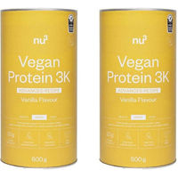 Produktbild von nu3 Vegan Protein 3K Advanced Mehrkomponenten Protein Pulver Vanille vegan zuckerfrei ohne Zusatzstoffe