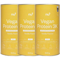 Produktbild von nu3 Vegan Protein 3K Advanced Mehrkomponenten Protein Pulver Vanille zuckerfrei