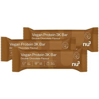 Produktbild von nu3 Vegan Protein 3K Bar Double Chocolate Vegan Proteinriegel Schokolade