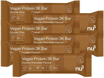 nu3 Vegan Protein 3K Bar Double Chocolate Vegan Proteinriegel Schokolade – Bild 1 von 1
